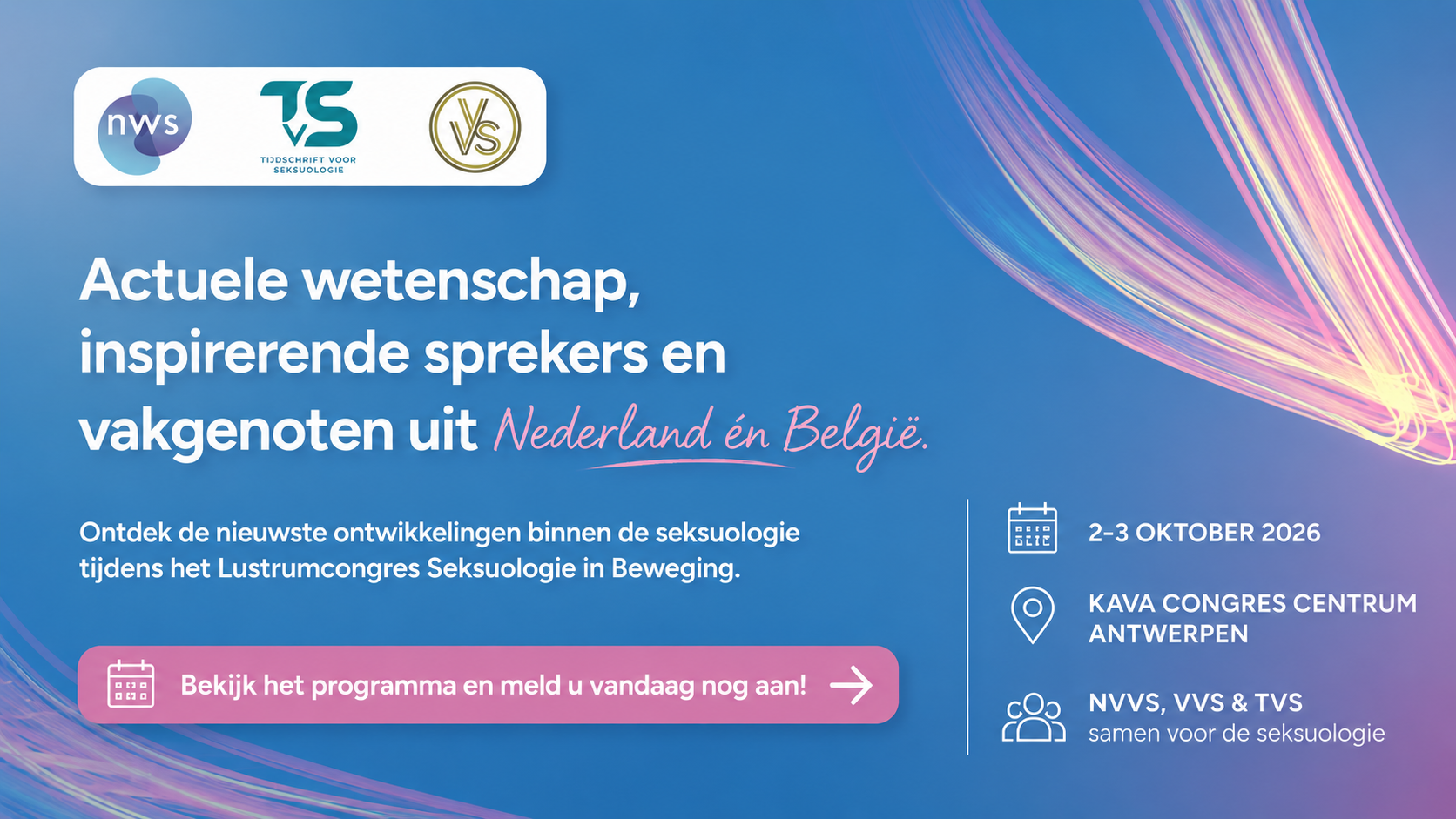 Wees erbij: Lustrumcongres 2-3 oktober 2026